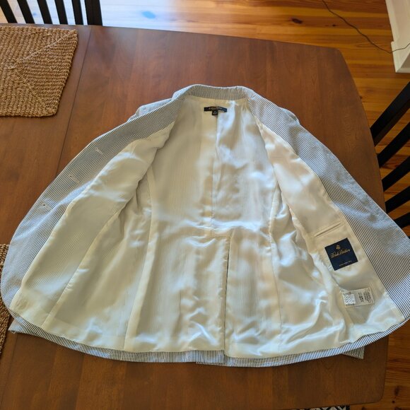 Brooks Brothers Stellita Fit Seersucker Blazer - Picture 9 of 13